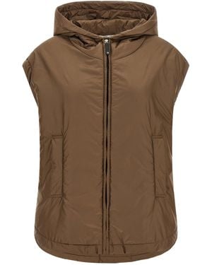 Max Mara 'Mtcambra' Vest - Brown