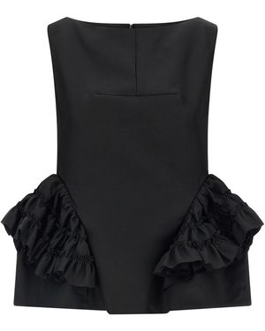 Dries Van Noten 'casey' Top - Black