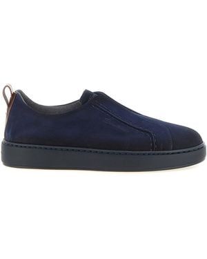 Santoni Sneakers "Victory" - Blau