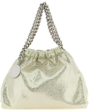 Stella McCartney 'falabella Mini Drawstring' Handbag - Metallic
