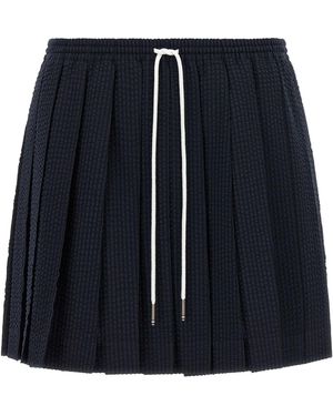 Thom Browne Striped Skirt - Blue