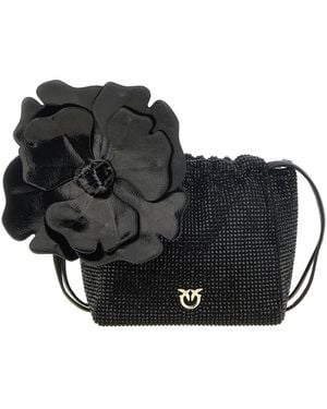 Pinko Pouch 'Flower' - Nero