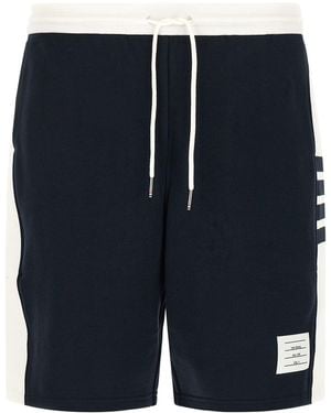 Thom Browne '4 Bar' Bermuda Shorts - Blue