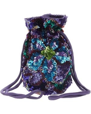 P.A.R.O.S.H. 'gla' Shoulder Bag - Blue