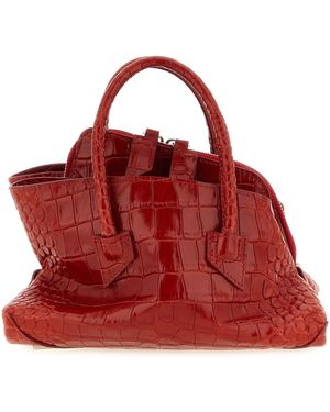 The Attico 'la Passeggiata Mini' Handbag - Red