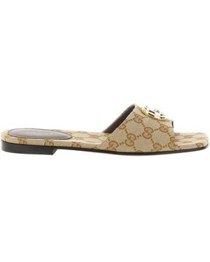 Gucci Sandalen "Doppia G" - Mehrfarbig