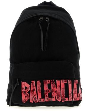 Balenciaga 'Tape Type' Backpack - Black