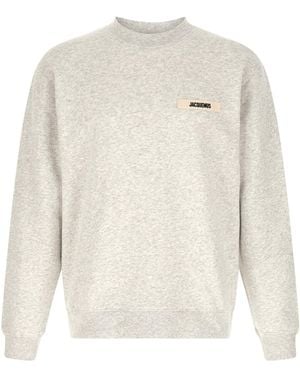 Jacquemus 'le Sweatshirt Gros Grain' Sweatshirt - White