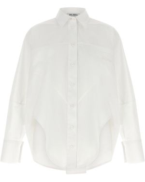 The Attico Camicia Orlo Sagomato - Bianco