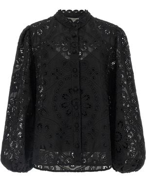 Zimmermann 'rhiannon' Shirt - Black