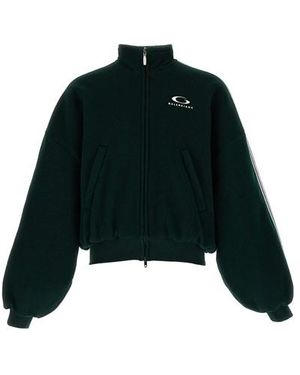 Balenciaga Giacca 'Zip Round Loop Sports Icon' - Nero