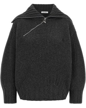 The Attico Pullover "Scoop" - Schwarz
