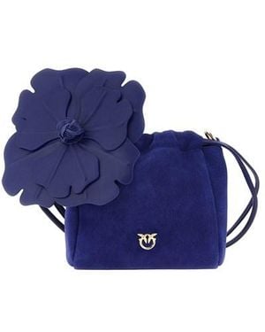 Pinko Pouch 'Flower' - Blu