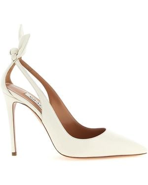 Aquazzura 'bow Tie' Court Shoes - Multicolour