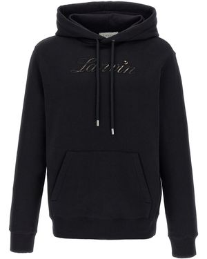 Lanvin Kapuzenpullover Mit Logo - Blau