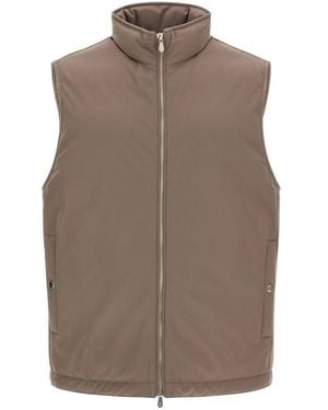 Brunello Cucinelli Gilet Imbottito - Marrone