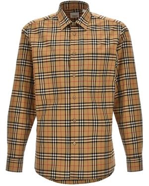 Burberry Cotton Blouse - Natural