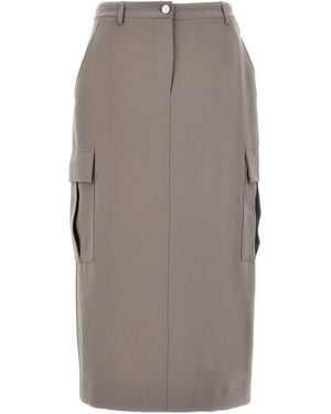 Theory Skirt 'Relaxed Cargo' - Grey