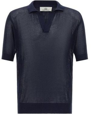 Rivvia Projects Polo Cotone Traforato - Blu