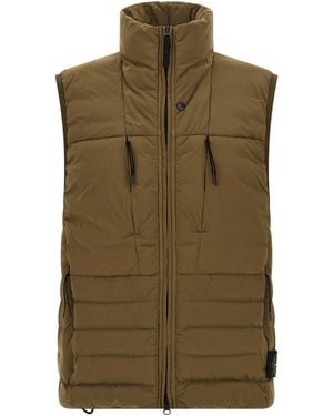 Stone Island 'g100007' Vest - Green