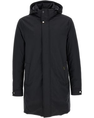 Moorer Gefütterter Parka "Vermont" - Schwarz