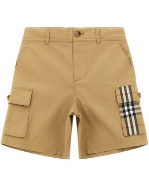 Burberry 'oscar' Bermuda Shorts - Natural