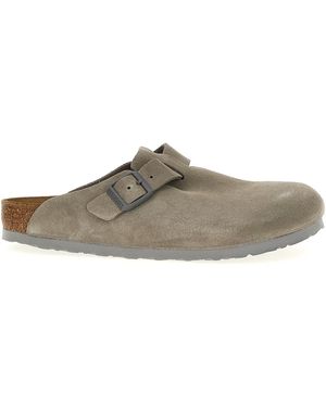 Birkenstock Sabots "Boston" - Braun