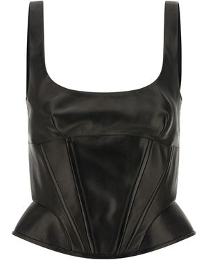 Ermanno Scervino Top 'Peplos' - Black