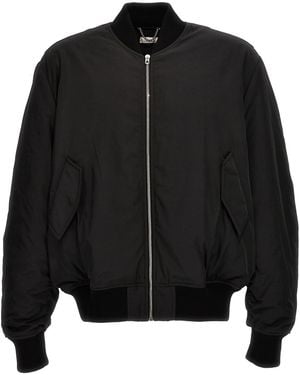 1989 STUDIO Nylon Bomber Jacket - Black