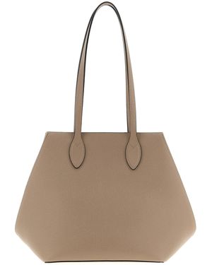 Valextra Mittlere Schopper-Tasche "Vivi" - Natur