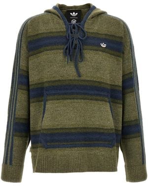 adidas Originals 'clot Baja' Hoodie By Edison Chen - Green