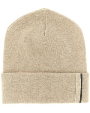 Brunello Cucinelli 'monile' Beanie - Natural