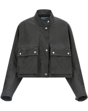 Prada Cropped Jacket - Black