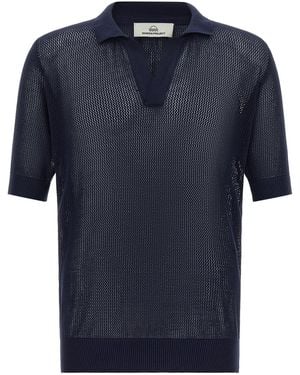 Rivvia Projects Polo 'Cotone Traforato' - Blu