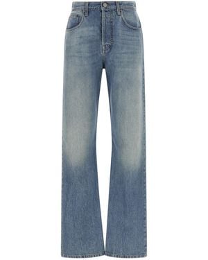 Gucci Hellblaue Jeans Mit Hohem Bund