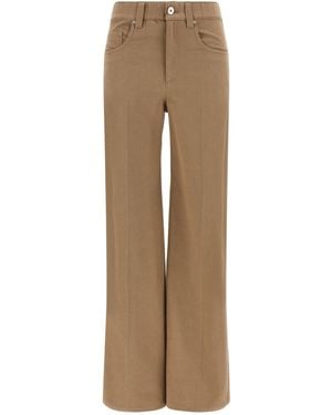Brunello Cucinelli 'the Contemporary Pull-on' Jeans - Natural