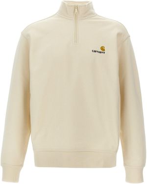 Carhartt 'american Script' Sweatshirt - White