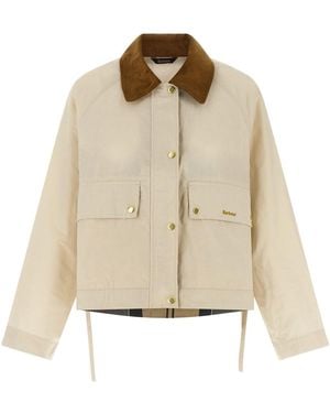 Barbour 'medland' Rain Jacket - Natural