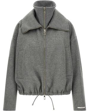 Sportmax 'emiro' Bomber Jacket - Grey