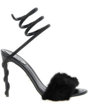 Rene Caovilla 'Margot' Sandals - Black