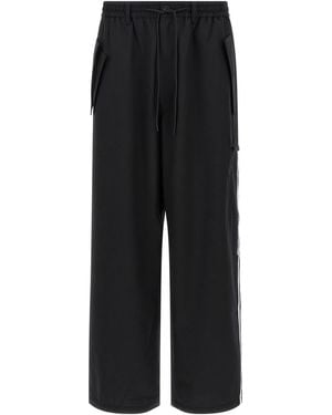 Y-3 Wool Blend Trousers - Black