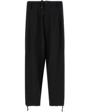 Yohji Yamamoto 'new Standard Wallet' Trousers - Black