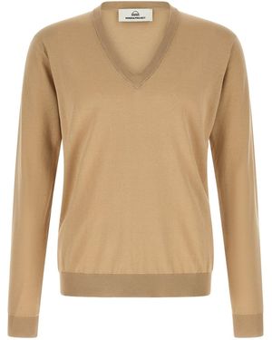 Rivvia Projects 'V-Neck' Jumper - Natural