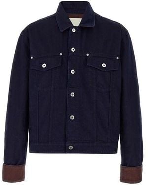 JW Anderson 'turn Up Cuff' Jacket - Blue