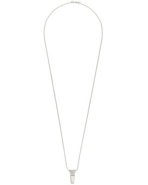 Rick Owens Collana 'Mini Crystal Trunk' - Bianco