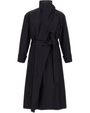 Issey Miyake Trench 'Shell' - Nero