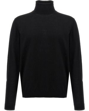 Roberto Collina 'Dolcevita Ml' Rollkragenpullover - Schwarz