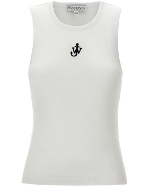 JW Anderson J.W.Anderson 'Anchor Embroidery' Top - White