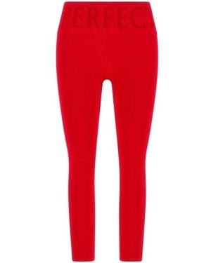 Perfect Moment Leggings Vita Alta - Rosso