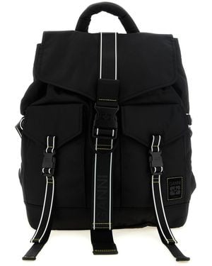 Ganni 're-tech' Backpack - Black